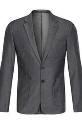 Baumwolle Männlichen Jacken Grau Casual Blazer Masculino